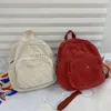 Rugzakstijl Andere tassen Corduroy Mini-rugzak Kleur Dames Crossbodytas Eenvoudige studentenboekentassen voor kantoortas Nieuwe portemonnees andbagscatlin_fashion_bags