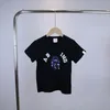 Çocuk T-Shirt Tasarımcı Gençlik Tişörtleri Yan Çift Taraflı Kamuflaj Köpekbalığı Tshirts Giysileri Renkli Çocuklar Bebek Printt-Shirt Kaju Aydınlık Pamuk