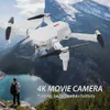 Drones Drone 4K Double Caméra HD UAV Bras de Retour à Une Clé Quadcopter Pliable WIFI Contrôle Mobile LED Lumière Musique MV Production