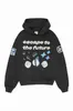 Kvinnor Hoodies Sweatshirts Broken Planet Y2k Hoodie Sweatshirt Harajuku Hip Hop Cartoon Letter Graphic Print Overdimensionerad hoodie Women Gothic Pullover Hoodie J23110