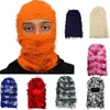 Muts Skull Caps Bivakmuts Skimuts Volgemondsmasker Verontruste gebreide mutsen Hoeden Elastische muts Warm houden Bivakmutsen Skihoofddeksel Shiesty-masker 35 kleuren