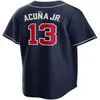 2023 Custom City Connect Jersey 13 Ronald Acuna Jr. 27 Austin Riley Matt Olson Harris II 스펜서 스트라이더 Ozzie Albies Jones Eddie Rosario Max Fried Baseball Jerseys