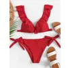 Dames badmode tops 3 -delige zwempakken voor vrouwen met cover -up sexy zwemwed Bikini Beachwear Taille Set retro bikini's