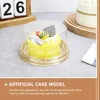 Decorazioni per feste Decorazioni per torte artificiali Simulazione Cajas Para Fresas Con Chocolate Tabletop