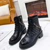 Designer Boots Paris Luxury Brand Boot äkta Leather Ankel Booties Woman Short Boot Sneakers Trainers Slipper Sandaler år 1978 S481 09