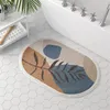 Tapetes Simples Imitação Cashmere Tapete Casa Banheiro Absorção de Água Pé Entrada de Banheiro Desenhos Animados Anti Slip Door