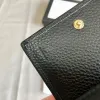 Projektant portfel dla kobiet męskie luksusowe karty uchwyt na kieszonkową monety mody torebka mody małe torby skórzane posiadacz karty Kobieta Portfele z krową