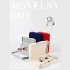 Bolsas de jóias Caixa de luxo Bracelets à prova de poeira colares de caixa exibir bandejas planas Brincadeiras Organizador de materiais de casamento