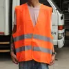 Motorradbekleidung 1/2pcs Car Reflective Safety Vest Autoteile Streifen für Tankstellen Reinigung Sanitatio -Zyklus hoher Sichtbarkeit