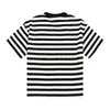 Herrkvinnor Designer T Shirt Man Heart Brodery Striped Shirt Couples Clothing Street Shorts Sleeve Clothes S-XL