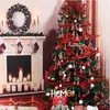 Andra evenemangsfestleveranser 1Box 2436pcs Christmas Ball Tree Ornament Hem Hanging Pendant Year Decoration Gift Navidad 230406