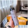 Water Bottles Hipster Series Kettle Top Quality Stainless Steel 500Ml Luxury Adts Children Outdoor Cycling Sports Designer Thermal I Dh80V
