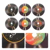 Wandklokken 12 PCS Record Decoratie Ornament Records Disc Decor PVC Room