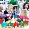 Weihnachtsdekorationen 3D-Geschenkboxen Niedliche Weihnachtspartybevorzugung Papier Leckerli Süßigkeiten Leckereien Dessertbeutel Keksbehälter zum Verschenken Drop Del Otx8C