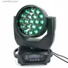 Moving Head Lichter 19X15W Led Wash Zoom RGBW Moving Head Licht Bühne Scheinwerfer Für DJ Lichter Nachtclub disco Dmx512 Q231107