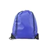 Sacs de plein air Polyester cordon sac de rangement remplacement couleur unie Football voyage sac à dos pochette accessoires