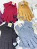 Women Thick Knitted Gloves New Fashion Warm Soft Comfortable Winter Gloves Men Stretch Keep Warm Riding Skiing Outdoor Gloves 2023 Fashion Accessories