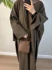 Etnische Kleding Eid Moslim Jurk Vrouwen Abaya Herfst Dikker Abaya Jalabiya Marokko Feestjurken Kaftan Islam Vestidos Arabische Lange Gewaad