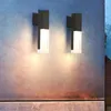 Vägglampa ljus modern ledad utomhus inomhus sconce vattentät IP65 veranda belysning fixtur