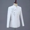 Costumes pour hommes hommes mariage 2023 conception de marque vrais garçons d'honneur blanc revers marié Tuxedos hommes smoking mariage/bal 2 pièces