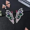Creolen echte echte Juwelen Netz rot japanische und koreanische 925 Silbernadel Schmetterlingsflügel weibliche Mode Personalit