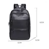 Backpack Cow Genuine Leather Student Real Natural Men Backpacks Boy Lager Computer Laptop Fashion Bag