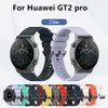 Huawei GT2PRO kayışı için uygun Step Style Siyah toka 20mm silikon toka ile 22mm akıllı saat