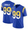 Football Jersey Puka Nacua Aaron Donald Cooper Kupp Matthew Stafford Stetson Bennett IV Kyren Williams Tutu Atwell Royce Freeman Byron Young Deacon Jones 4 Fuller