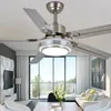 Modern Nordic Ceiling Fan Lamp Household Living Room Simple Dining Bedroom With Remote Control
