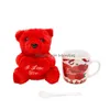 Party Favor Céramique Fête Des Mères Tasse 200Ml Tasse D'eau Avec Ours Paquet Cadeau Drop Delivery 202 Dhewb