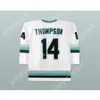 ХОККЕЙНАЯ ТРИКОТАЖА МАЛОЙ ЛИГИ THE LANSING ICE WOLVES DEREK THOMPSON 14 с прострочкой сверху S-M-L-XL-XXL-3XL-4XL-5XL-6XL