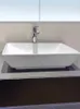 Rubinetti per lavabo da bagno Lavabo da tavolo quadrato Lavabo da tavolo Lavabo artistico in ceramica Inter-piattaforma domestica