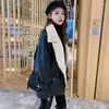 Women's Leather Lamb Wool Coat Winter 2023 Korean Edition With Cashmere And Thickened Medium Length PU Fur Integrated Bikewear