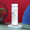 Bottiglie d'acqua Borraccia portatile tazza da caffè Bottiglia d'acqua per film sottovuoto con visualizzazione intelligente della temperatura in stile cinese con tazza filtro 230407
