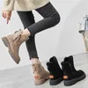 Boots Snow Boots Women Winter 2022 New Plus Velvet Woman Shoes أحذية دافئة أحذية قطنية سميكة فروي أسود نساء أحذية بوتاس دي مجير AA230406