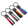 High-End Webbing Car Keychain Leather Holder Key Chain Zinc alloy Keyring Car Key fashion Accessories For BMW Audi VW Alfa Romeo