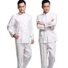 Men's ethnic clothing Shanghai Story traditional Chinese tang suit Sets cotton silk Top + Pant male national style costume Kung Fu suits