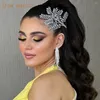 Hårklipp DZ020 Crystal Wedding Comb Headpiece For Women Tiara Rhinestone Bridal Headband Pageant Jewelry Party Accessories