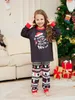 Family Matching Outfits Christmas Clothing Set Cartoon Deer Print Pajamas for Adult Kids Nightwear Pyjamas Sleepwear Suit 231107