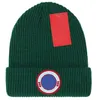 Beanie Designer cappello invernale lavorato a maglia di lusso popolare Canada Bonnet Goose personalità Classic Lettera Goose Stampa alti berretti a righe p5Un #