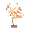 Nattlampor Energibesparande Vackra Rose Flower Tree Light Desktop Decoration Plastic LED LAPTACHABEL Party Supplies