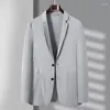 Mäns kostymer 2023 Spring Fashion All-Match Trend Suit Leisure Sunscreen Skin Clothes and Summer Simple West M-4XL