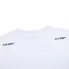 New Printing Lattice Cartoon Graffiti TEE Cotton Men Women O-Neck Black White T-Shirt Oversize Short Sleeve