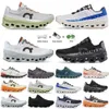 Designer Hiking 2023 ON Cloud Running Shoes sneakers clouds x 3 Cloudmonster Federer workout and cross trainning shoe white violet Designer womens Sports t