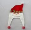 Kerstdecoraties Lucadiy 3 stcs/lot hoeden voor decoratie feestkappen kinderen van hoge kwaliteit Snowman Santa Claus Elk