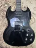 Anpassad butik Tony Lommi Model Black Electric Guitar