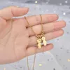 DIY Gepersonaliseerde Kind Gegraveerde Naam Ketting Rvs Jongen Meisje Kinderen Hanger Accessoires Vrouwen Datum Kralen Familie Sieraden Cadeau