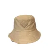 Fashion Style Designer Triangle Letter Bucket Hats Luxury Beach Caps Women Men Relaxation Sport Breathable Hats High Quality Gift