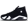 NIKE Air Jordan14 14s Basketball Shoes AJ14 RetroHommes Femmes Chaussures de basket-ball 14 14s Baskets Jumpman Athlétique Noir Blanc  【code ：L】