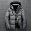 Parkas pour hommes hiver chaud hommes veste manteau décontracté automne col montant bouffant épais chapeau blanc canard Parka mâle hommes hiver doudoune avec capuche 231107